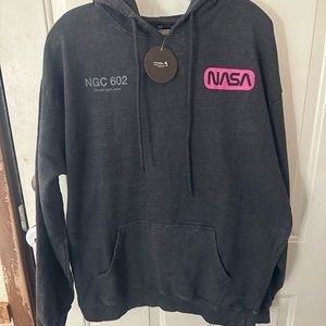 *FINAL* HYPERSPACE MEN’S NASA HOODIE: BLACK: NWT: SZ L